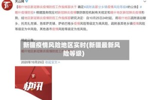 新疆疫情风险地区实时(新疆最新风险等级)