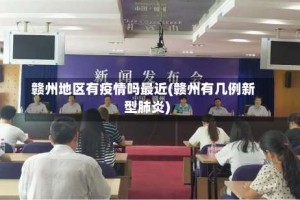 赣州地区有疫情吗最近(赣州有几例新型肺炎)
