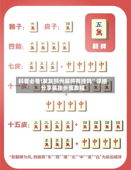 科普必备!友友邳州麻将有挂吗	”详细分享装挂步骤教程-第1张图片