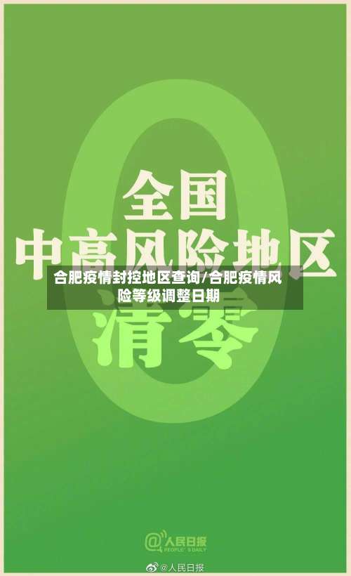合肥疫情封控地区查询/合肥疫情风险等级调整日期-第3张图片