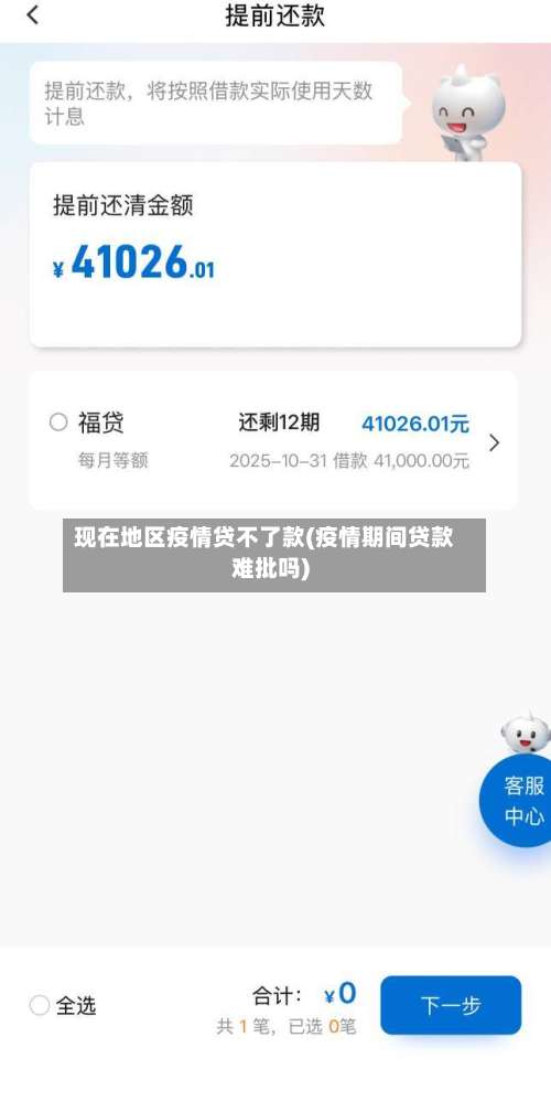 现在地区疫情贷不了款(疫情期间贷款难批吗)-第1张图片