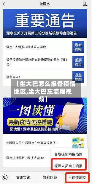 【坐大巴怎么报备疫情地区,坐大巴车流程视频】-第2张图片