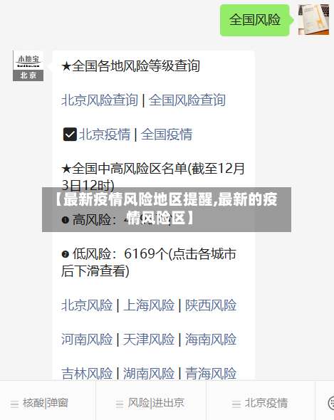 【最新疫情风险地区提醒,最新的疫情风险区】-第3张图片