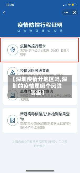 【深圳疫情分地区吗,深圳的疫情属哪个风险等级】-第3张图片