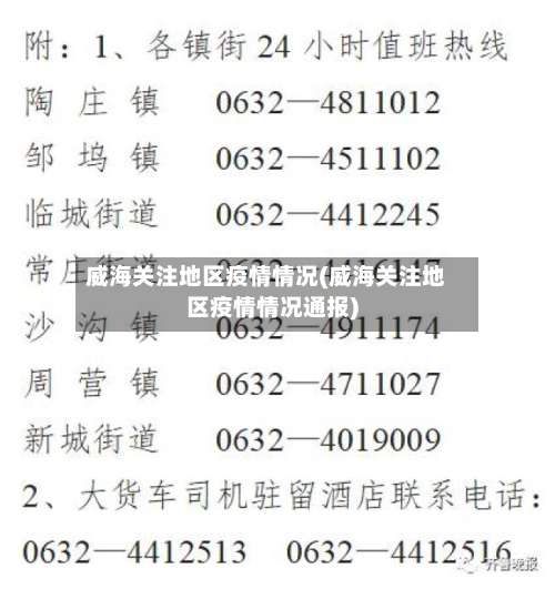 威海关注地区疫情情况(威海关注地区疫情情况通报)-第2张图片