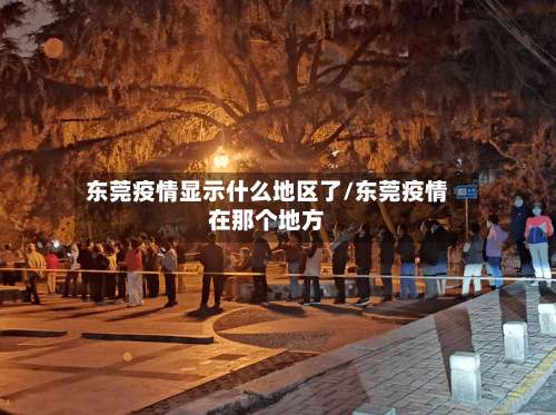 东莞疫情显示什么地区了/东莞疫情在那个地方-第2张图片