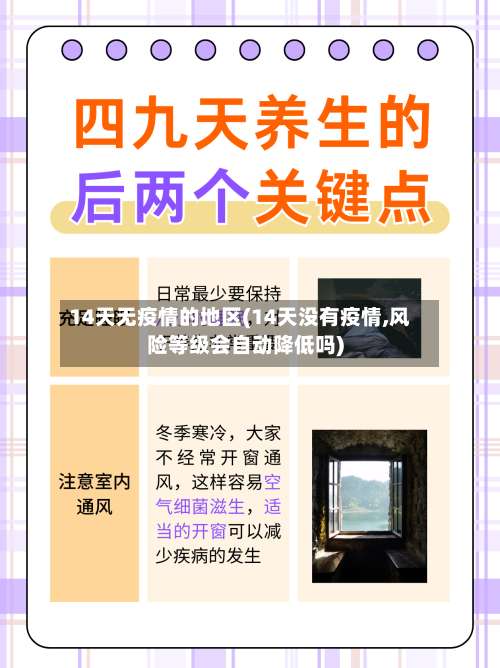 14天无疫情的地区(14天没有疫情,风险等级会自动降低吗)-第1张图片